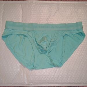 Seobean Teal Nylon Pouch Briefs Size Large